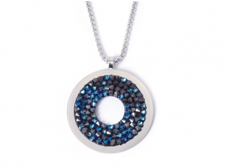 Crystal Rock - náhrdelník crystaly Swarovski > varianta Modrý