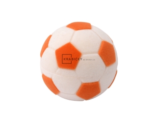 Krásná krabička na šperky Míč > varianta Bílo-oranžová