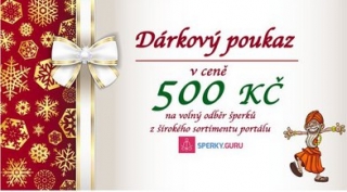 DÁRKOVÝ POUKAZ NA NÁKUP ŠPERKŮ ZE ZAHRANIČÍ