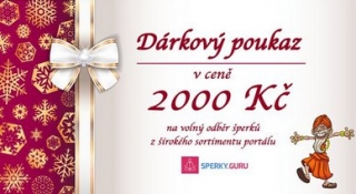 DÁRKOVÝ POUKAZ NA NÁKUP ŠPERKŮ ZE ZAHRANIČÍ
