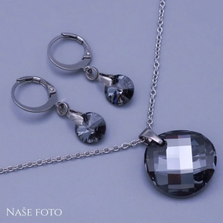 Souprava Swarovski Twist Silver Night