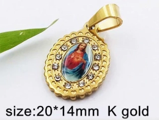 KRÁSNÝ PŘÍVĚSEK JEŽÍŠE ZE ZLACENÉ CHIR.OCELI