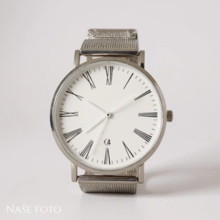 Unisex hodinky Classic – stříbrné